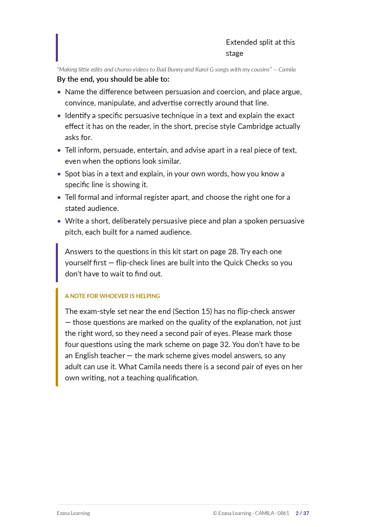 Camila’s kit, page 2 of 37